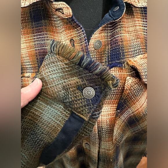 Free People Anneli Plaid Shirt Jacket - Picture 5 of 12